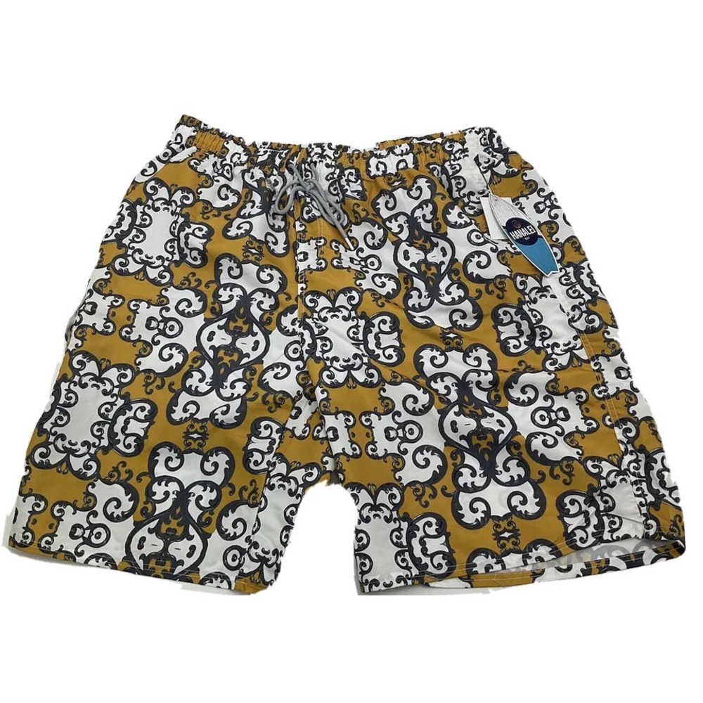 Hanalei Bay Board Shorts  Swim Trunks Cargo Pockets Mens Size 4 XL New With Tags
